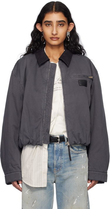 Bomber bunda Acne Studios Acne Studios Heavy Twill Bomber Jacket Šedá | A90638-, 0