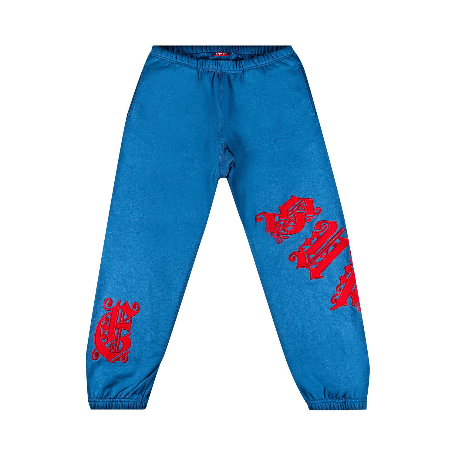 Tepláky Supreme Old English Wrap Sweatpant Modrá | SS21P80 PALE ROYAL, 1