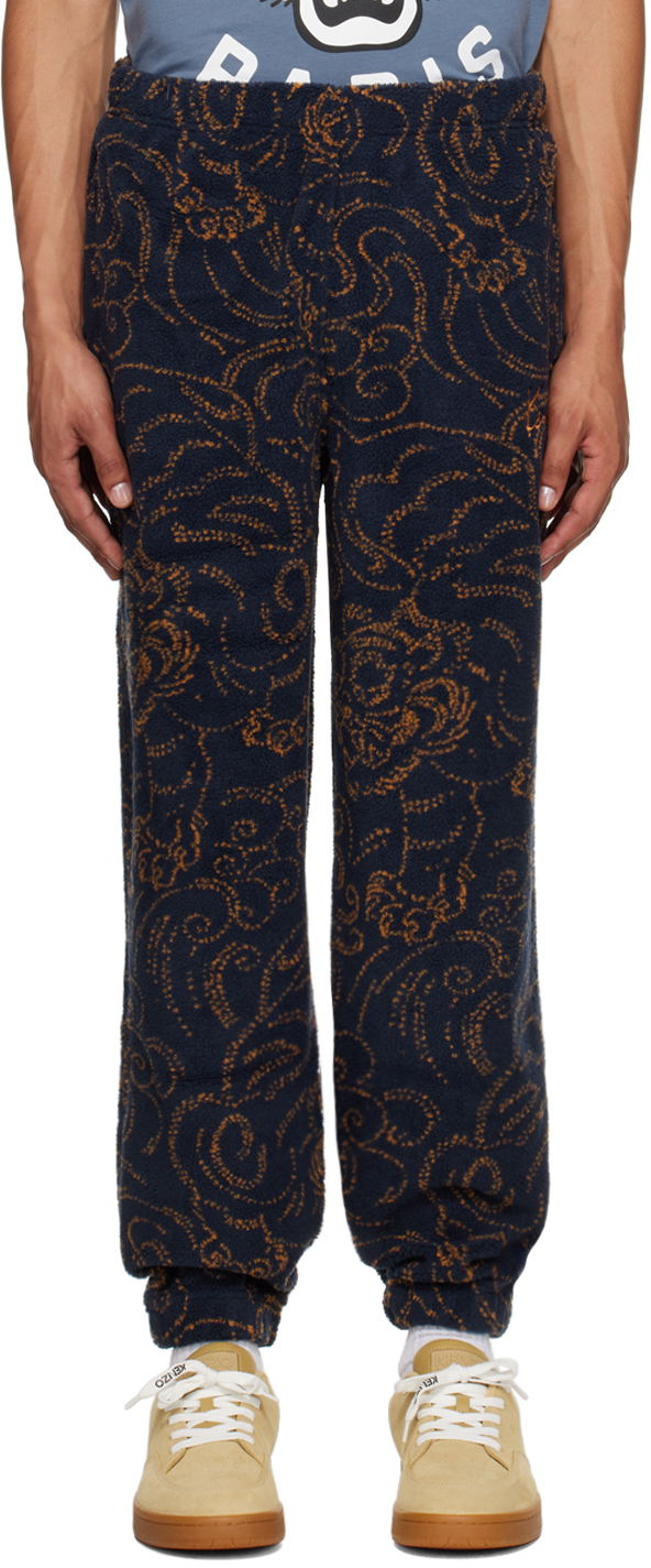 Navy Paris Star Tiger Sweatpants