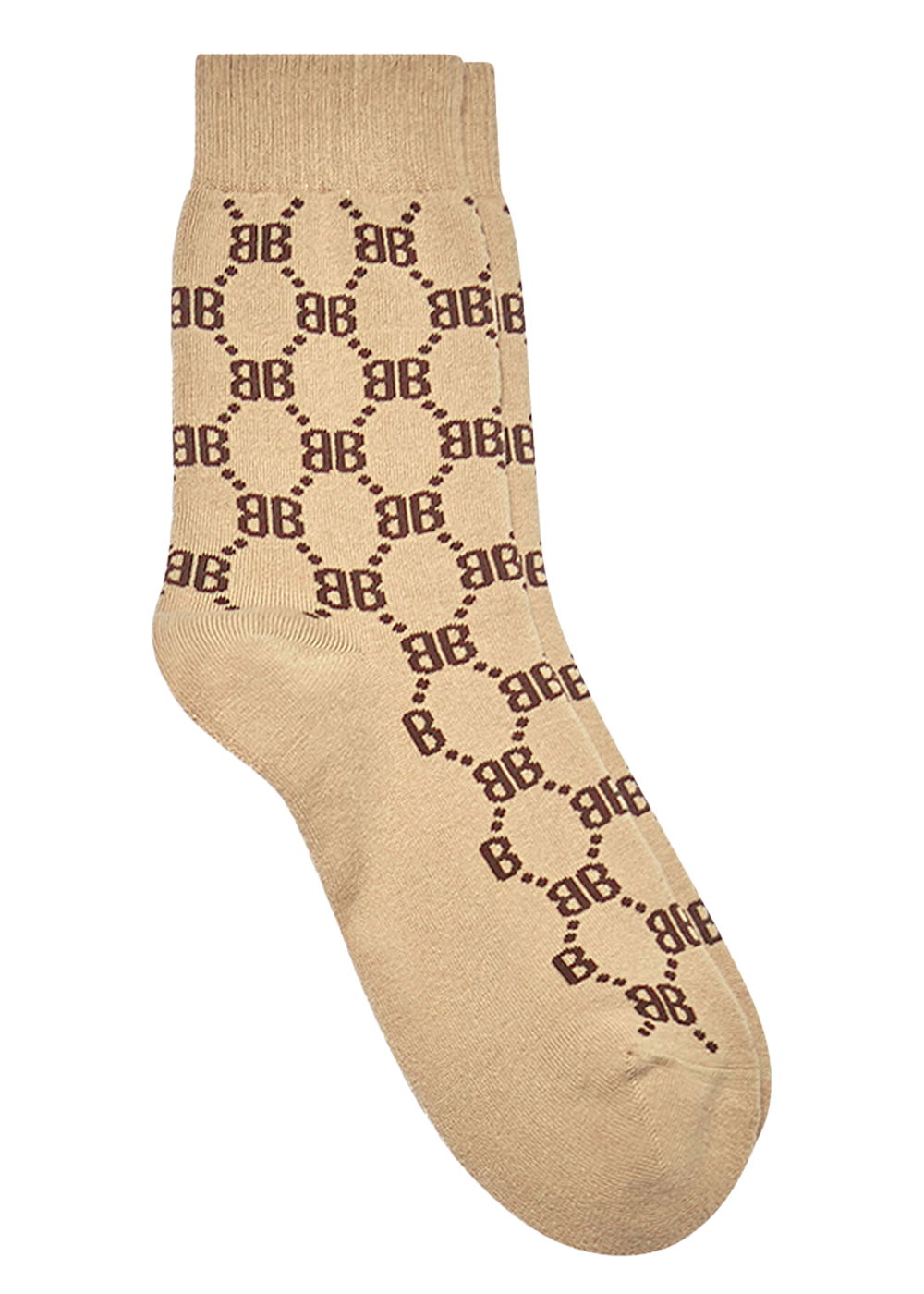 Ponožky Gucci Balenciaga x The Hacker Project Hacker BB Tennis Socks Beige Béžová | 6815224B5B02064, 0