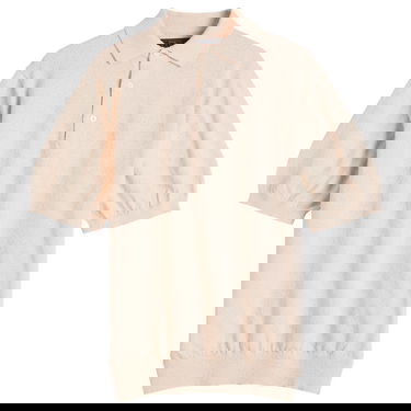 Polo tričko BEAMS Beams Plus Boucle Knit Polo Béžová | 3802-0051-156-20, 1
