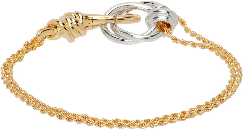 Náramok Bottega Veneta Knot Bracelet Metalická | 795803 V507D, 0