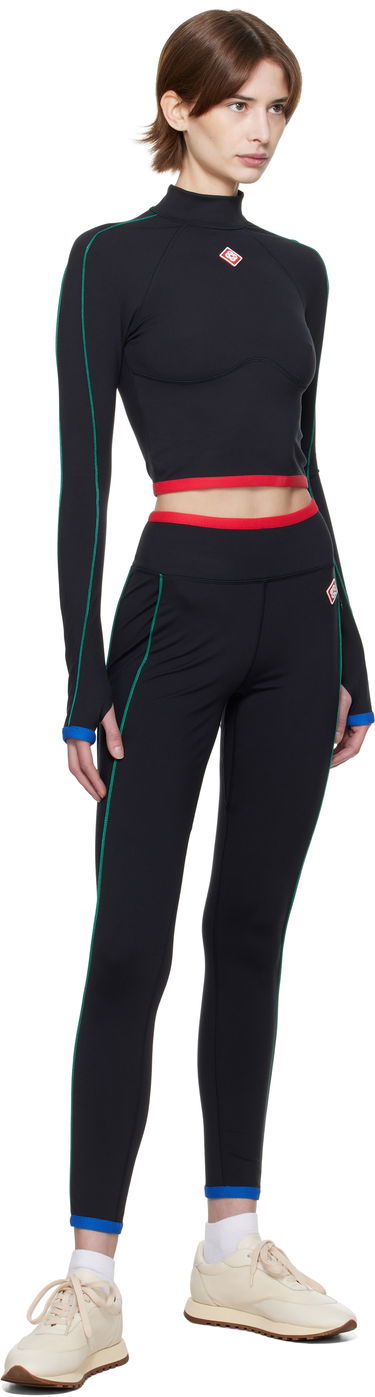 Legíny Casablanca Casablanca Contrast Trim Sport Leggings Čierna | WPS25-ACT-028-01, 3