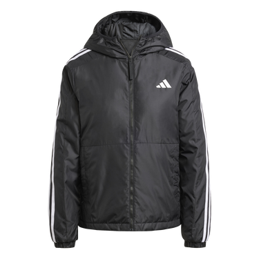 Bunda adidas Originals Essentials 3-Stripes Hooded Jacket Čierna | jd1025, 0