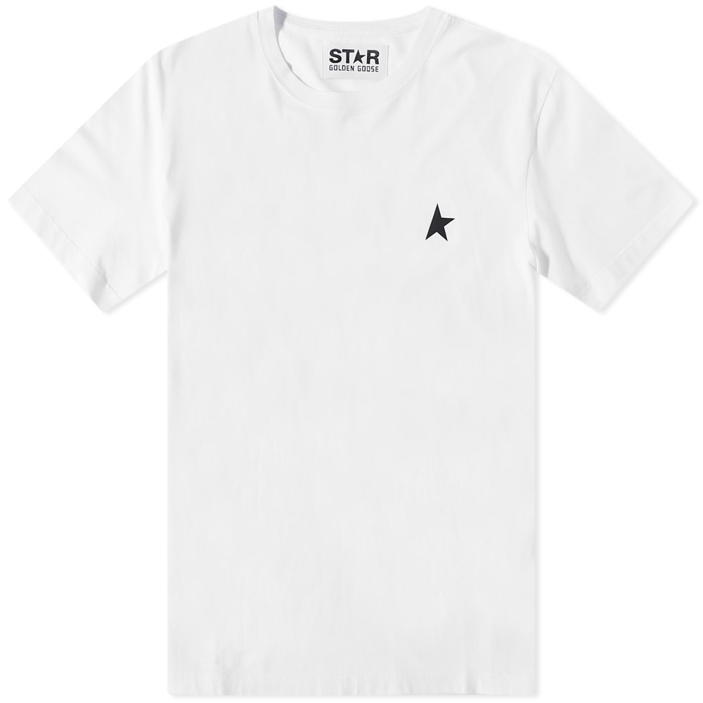 Tričko Golden Goose Small Star Chest Logo Tee Biela | GMP01220-P000593-10364, 0