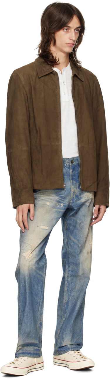 Bunda rag & bone Rag & Bone Melrose Suede Jacket Hnedá | MBW24F2022SUML, 3