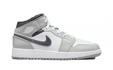 Tenisky a topánky Jordan Air Jordan 1 Mid "Light Smoke Grey" GS Šedá | 554725-078, 0