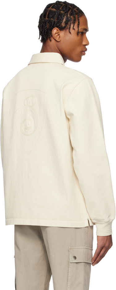Polo tričko Burberry Burberry Long-Sleeve Polo Biela | 8101336, 2