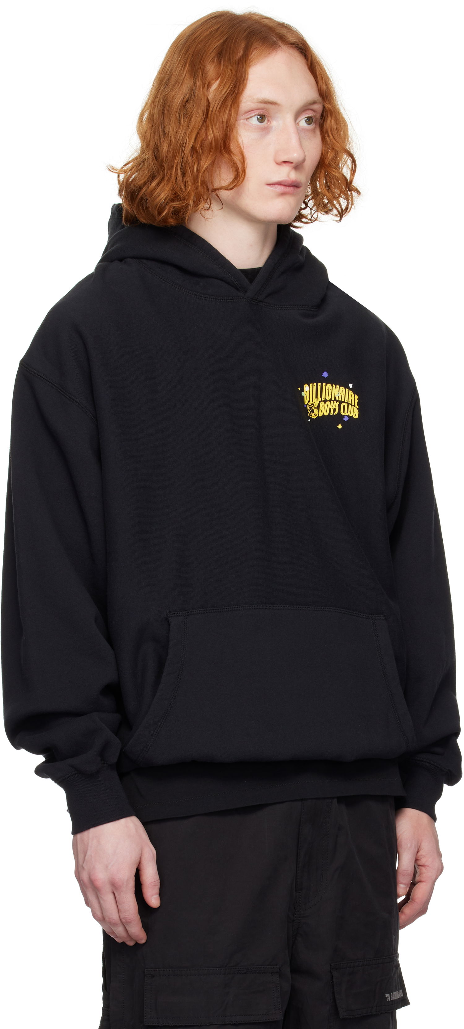 Mikina BILLIONAIRE BOYS CLUB Billionaire Boys Club Oversized Arch Logo Popover Hoodie Čierna | B24449, 1
