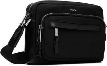 Taška cez rameno BOSS Logo Hardware Crossbody Bag Čierna | 50548010, 1