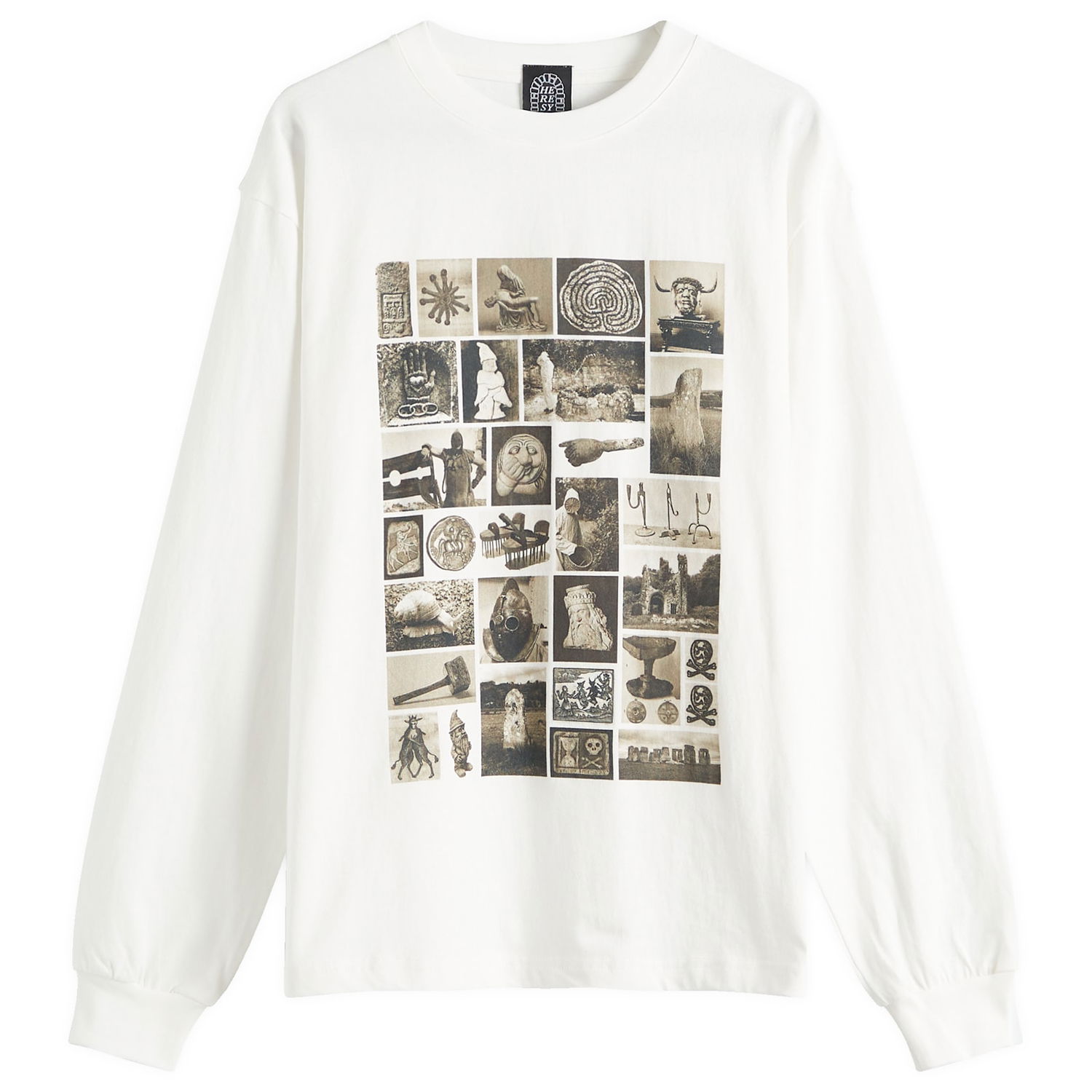Tričko Heresy Heresy Niche Graphic Longsleeve T-Shirt Biela | HSS25-T10E, 1