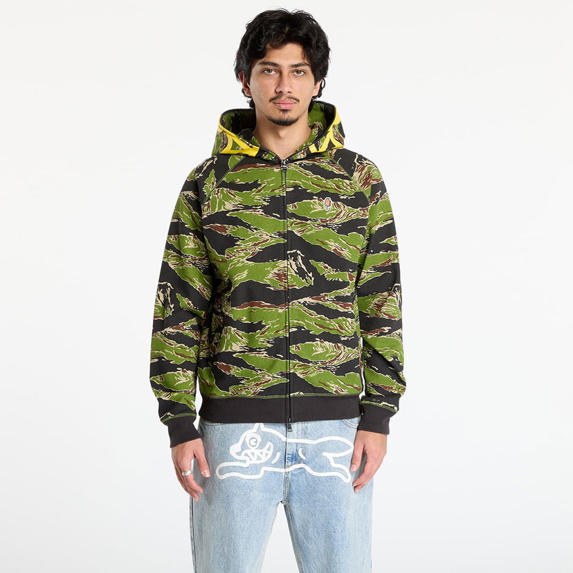 Mikina BILLIONAIRE BOYS CLUB Billionaire Boys Club Icecream Smiley Tiger Stripe Full Zip-Through Hood Camo XXL Rôznofarebný | IC25427 Camo