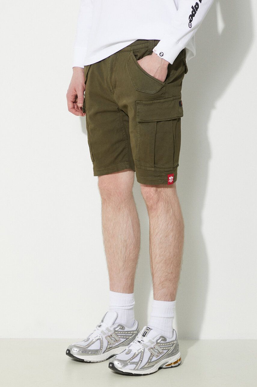 Šortky Alpha Industries Airman Cargo Shorts Zelené | 116211, 0