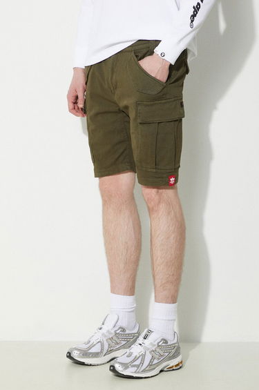 Šortky Alpha Industries Airman Cargo Shorts Zelené | 116211, 0