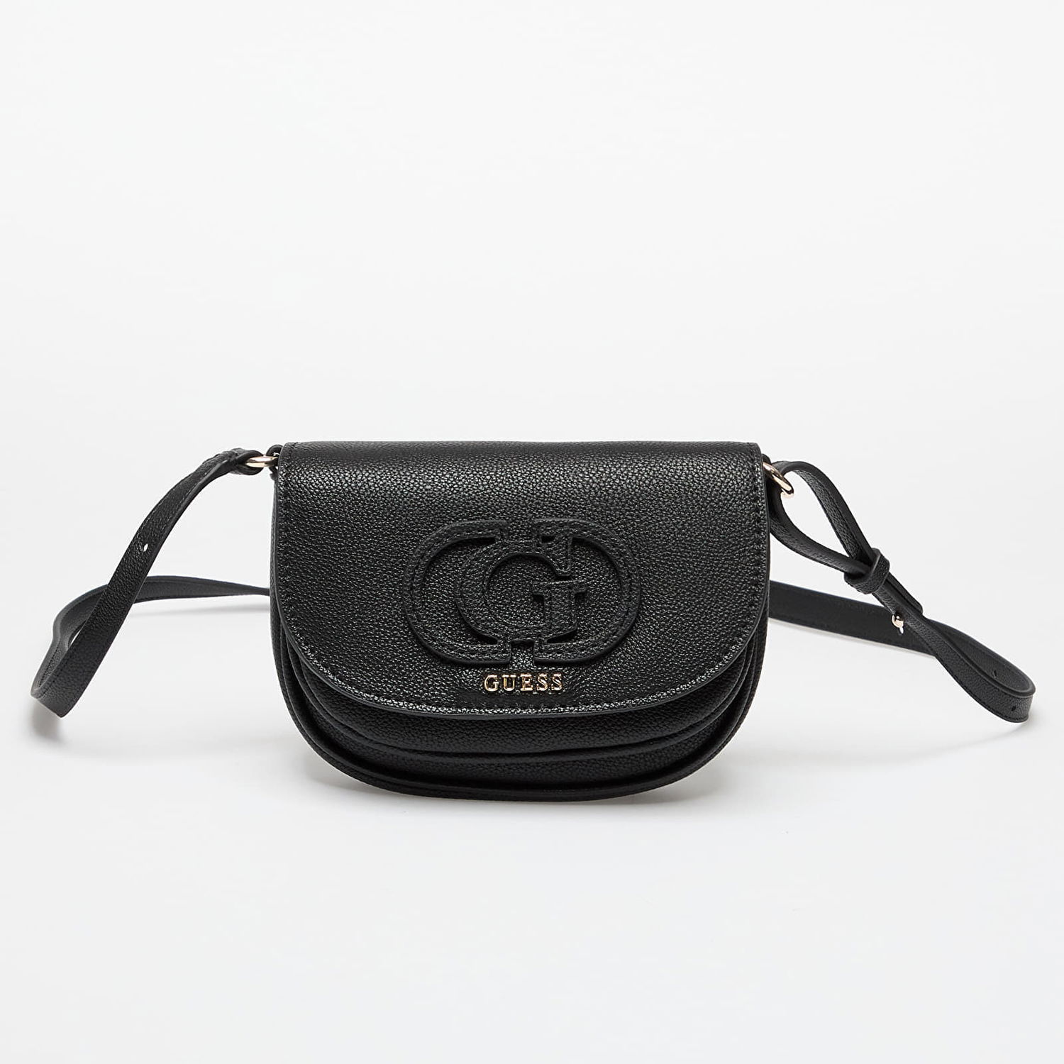Taška cez rameno GUESS GUESS Calebra Mini Convertible Xbdy Flap Bag Čierna | HWBG9536780-BLA, 0