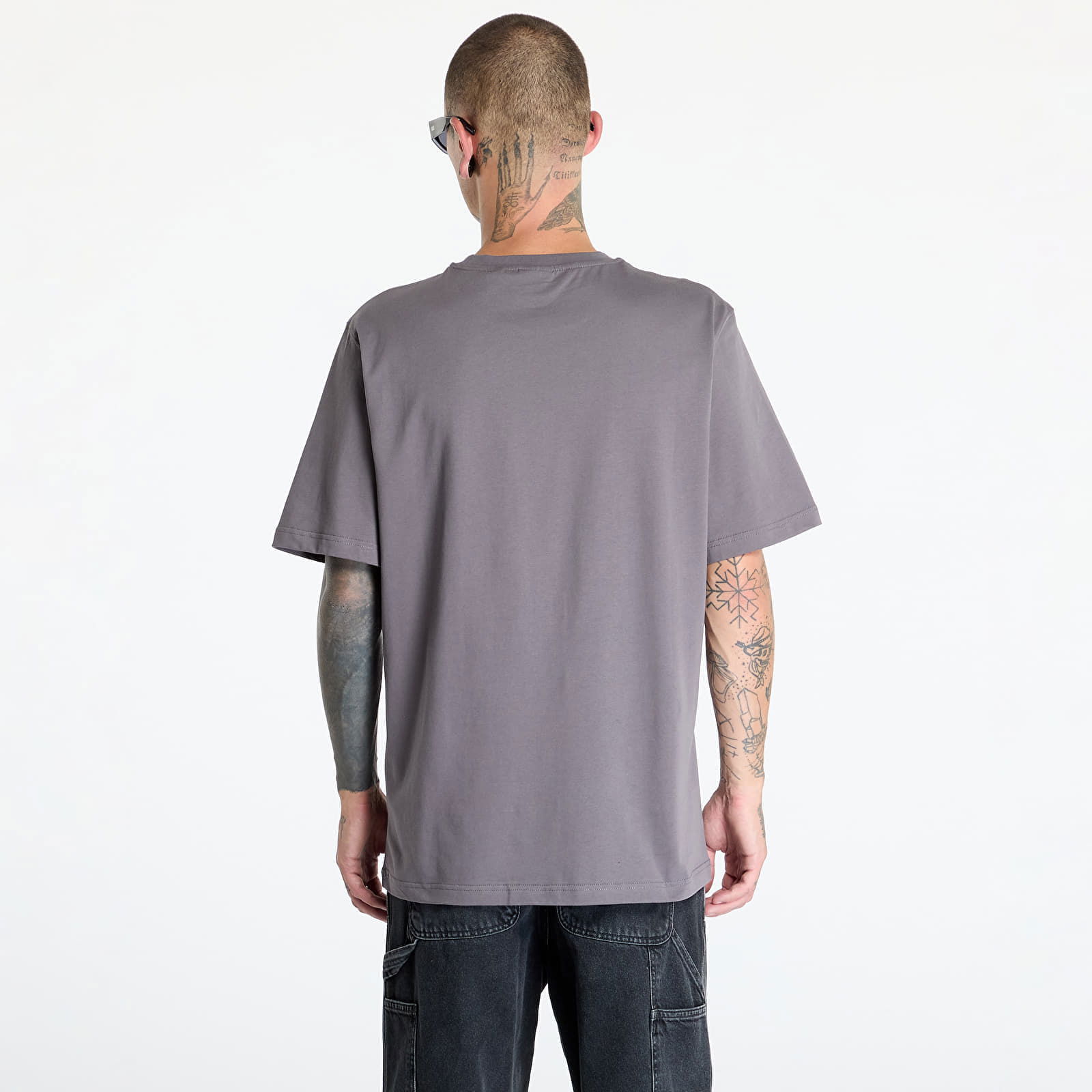 Click Boxy Ss T Shirt Rabbit Grey