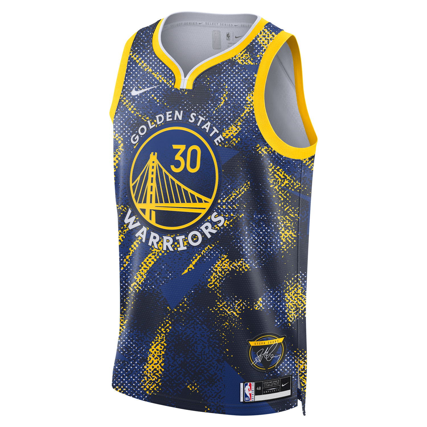 Dres Nike Stephen Curry Golden State Warriors Select Series Swingman Jersey Modrá | HJ4061-495, 0