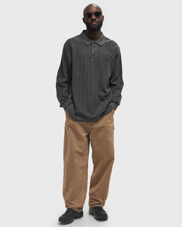 Polo tričko Carhartt WIP Long Sleeve Morrison Rugby Polo Šedá | I034568-89.PG, 2