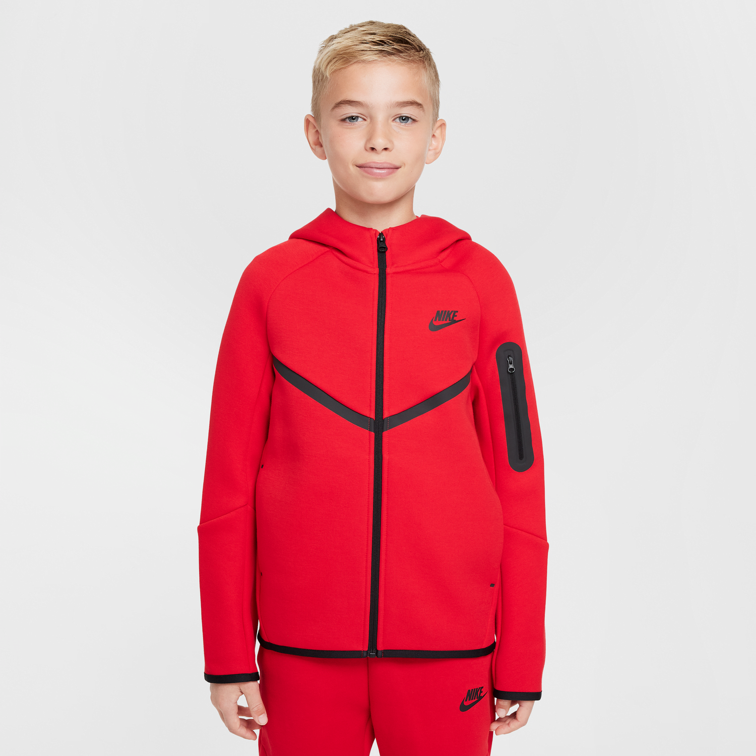 Mikina Nike Nike Sportswear Tech Fleece Full-Zip Hoodie Červená | HV5867-657, 0
