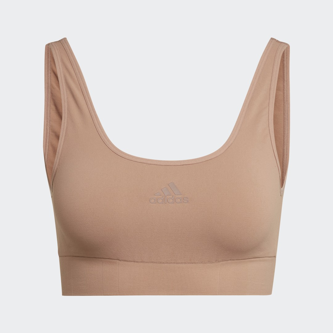 Seamless Micro-Stretch Scoop Lounge Bra