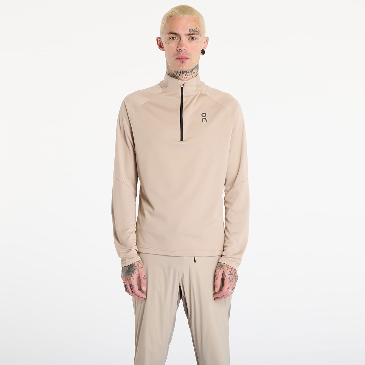 Mikina On Running Climate Long-Sleeve Quarter-Zip Shirt Béžová | 1ME10600603 M, 0
