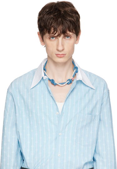 Náhrdelník Casablanca Casablanca Knotted Pearl Necklace Modrá | AS25-JW-264-01, 1