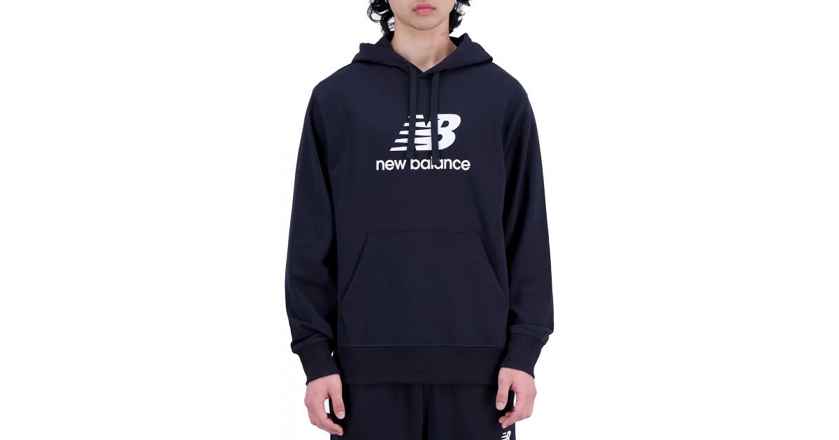 Essentials Stacked Logo French Terry Hoodie