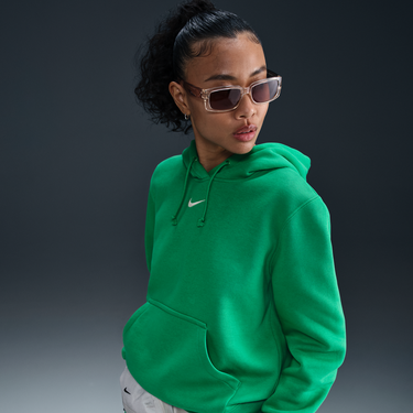 Mikina Nike Sportswear Phoenix Fleece Hoodie Zelené | HF6839-324, 4