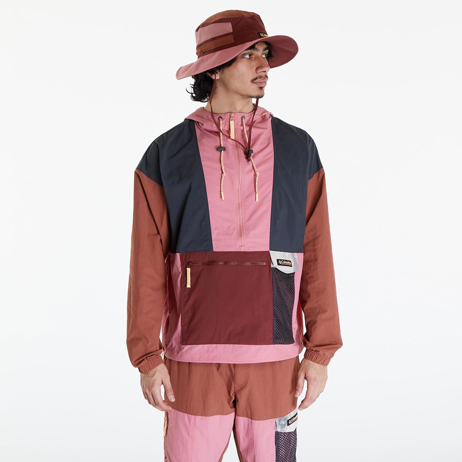 Bunda Columbia Painted Peak Wind Jacket Pink Agave/ Shark Ružová | 2072191629, 0