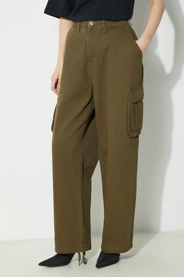 Cargo nohavice Butter Goods Cargo Pants High Waist Zelené | BGQ1244602, 0