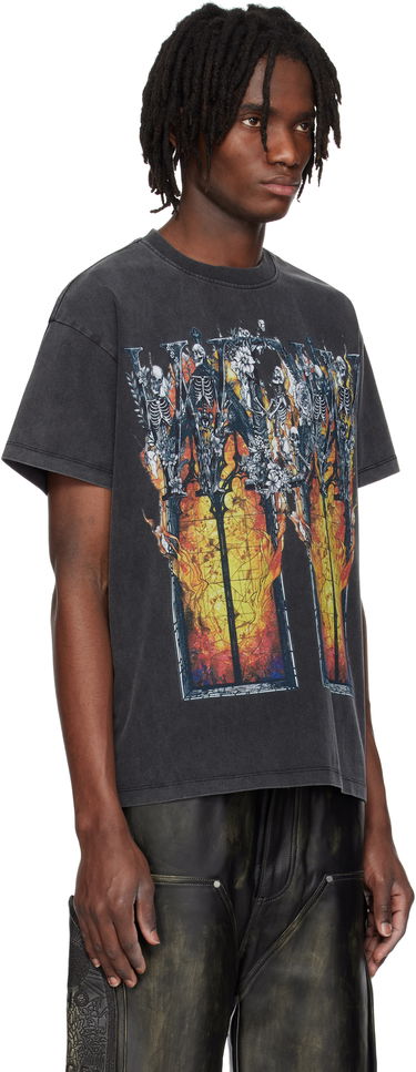 Tričko Who Decides War Who Decides War Ember Chapel Graphic T-Shirt Čierna | 1110190002SS25, 1