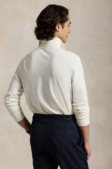 Polo tričko Polo by Ralph Lauren Long Sleeve Polo Shirt Biela | 710951641001, 2