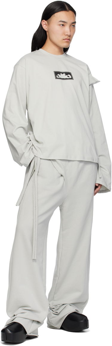 Nohavice Ottolinger Ottolinger 'Otto' Wrap Sweatpants Šedá | 115-201015-01, 4