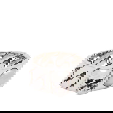 Prsteň Alexander McQueen Skull & Pearl Ring Šedá | 774168I170E-1445, 0