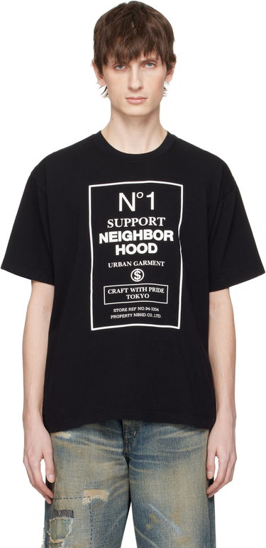 Tričko Neighborhood Neighborhood NH SS-15 Graphic T-Shirt Čierna | 251PCNH-ST15, 0