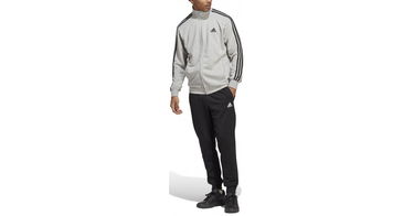 Súprava adidas Originals adidas Basic 3-Stripes French Terry Šedá | ic6748, 1