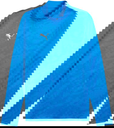 Mikina Puma teamCUP Training Long-sleeved 1/4 Zip Top Modrá | 659164-02, 0