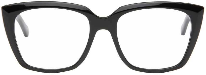 Slnečné okuliare Balenciaga Black Cat-Eye Glasses Čierna | BB0062O-001, 0