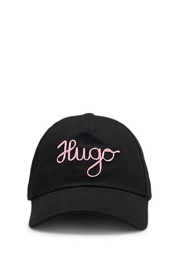 Šiltovka BOSS HUGO Cotton-twill Cap with Embroidered Logo Čierna | 50546591