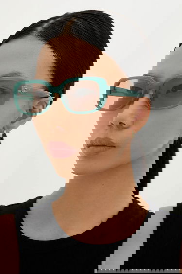 Slnečné okuliare Ray-Ban Rectangular Frame Sunglasses Tyrkysová | 0RB4421D, 0