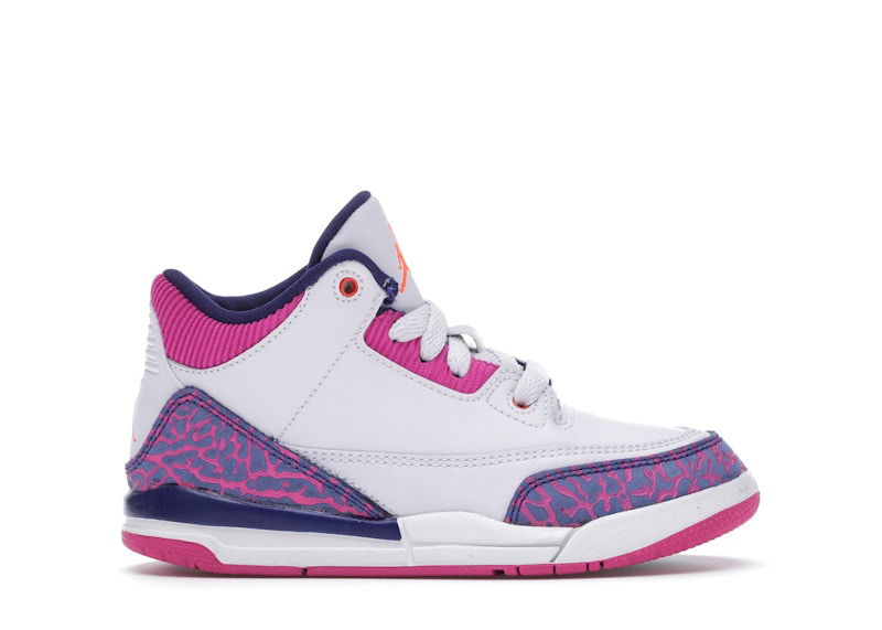 Tenisky a topánky Jordan Jordan 3 Retro Barely Grape (PS) Biela | 441141-500, 0