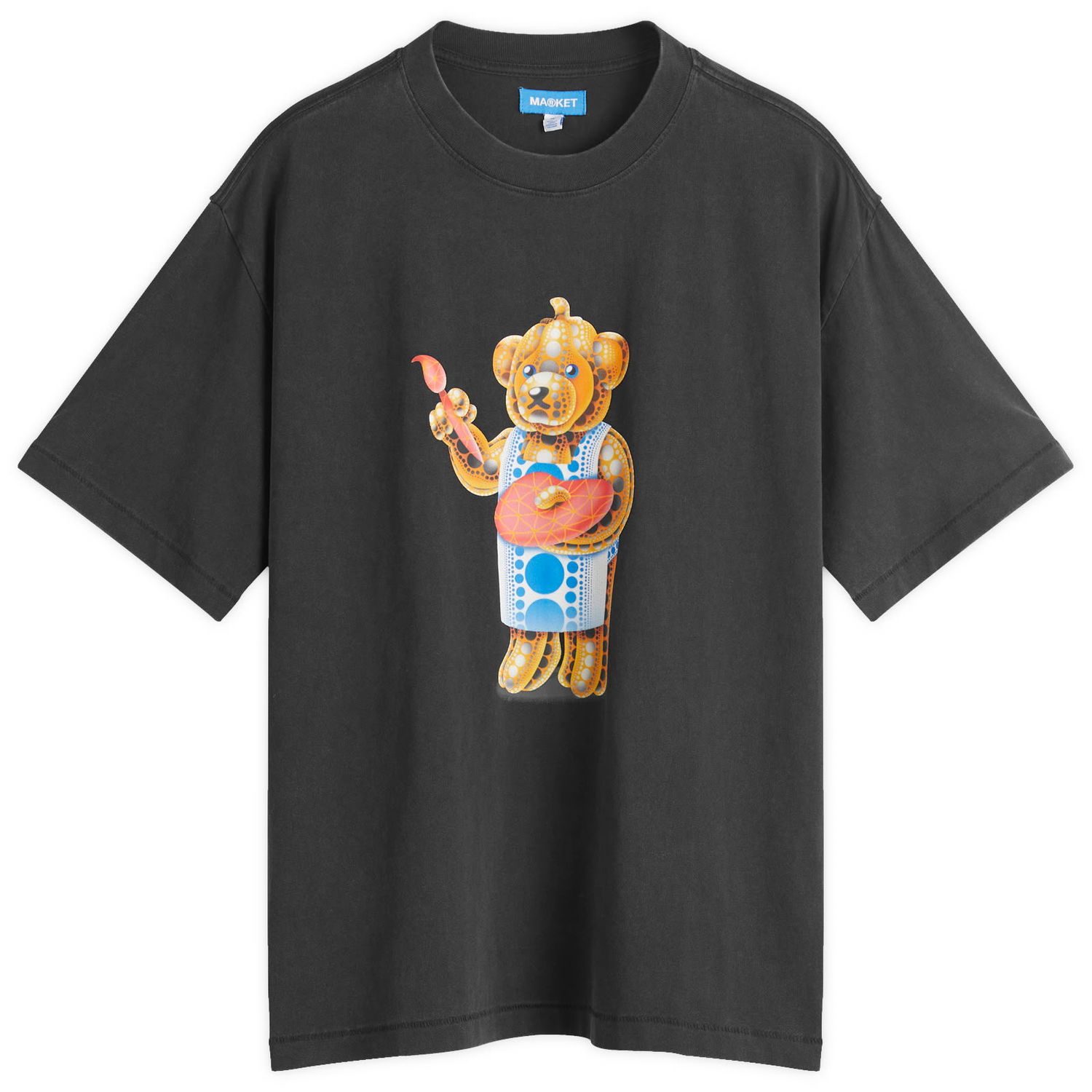 Tričko MARKET Infinity Bear Graphic Tee Čierna | 399002192-BLK, 1