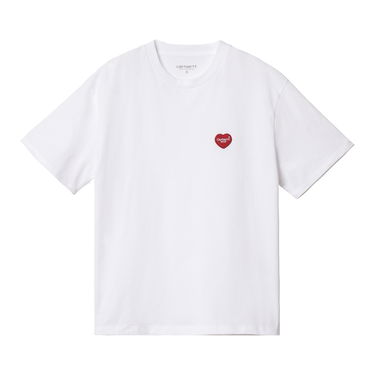 Tričko Carhartt WIP Heart Patch T-Shirt Biela | I032318_02_XX, 4