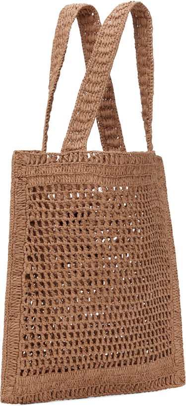 Tote bag CHLOÉ Chloé Summer Banana Raffia Tote Čierna | CH25US901P08, 4