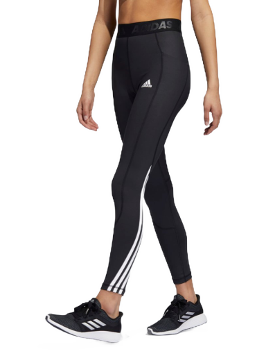 Legíny adidas Originals Techfit 3-Stripes Long Gym Leggings Čierna | GR8248