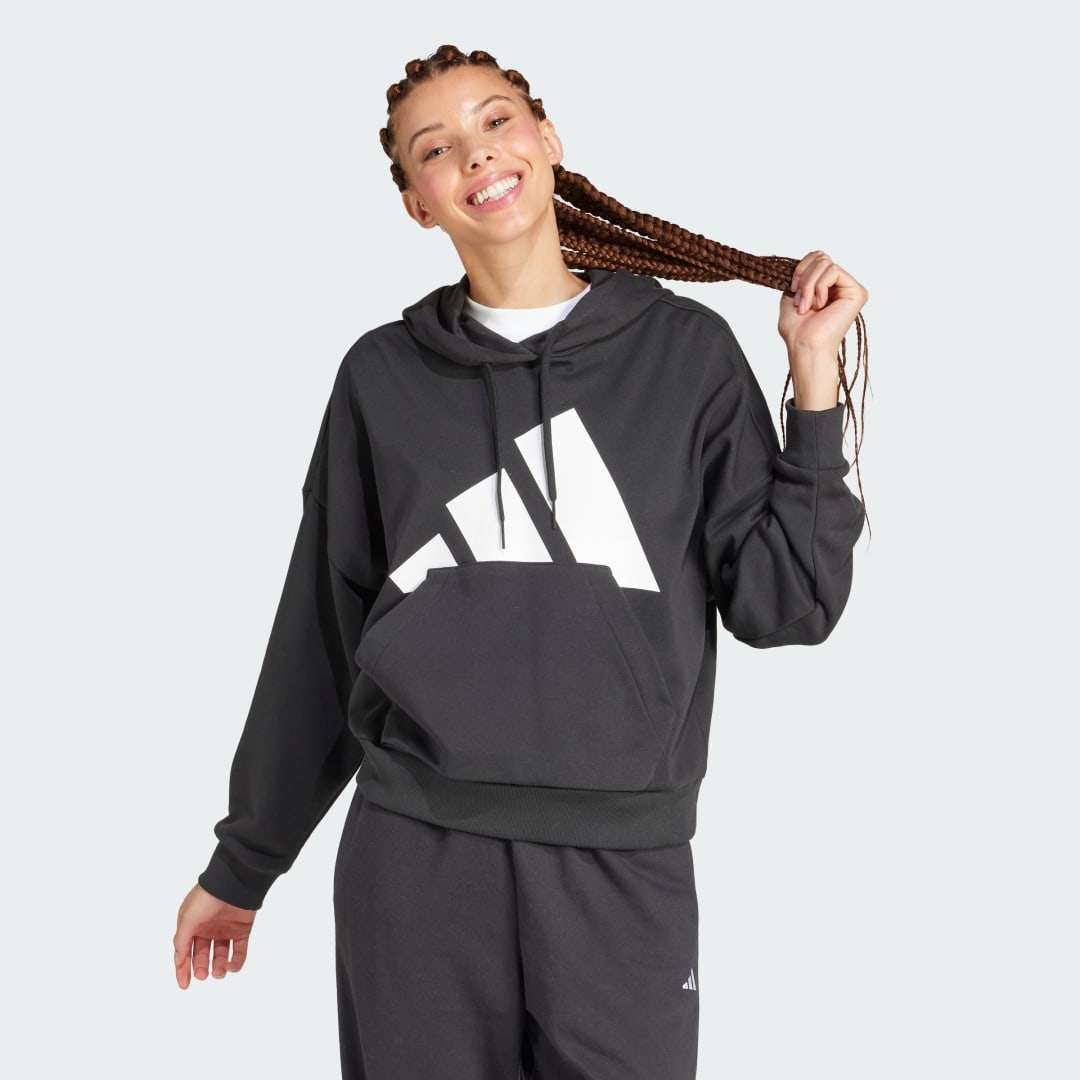 Mikina adidas Performance Loose Logo Hoodie Čierna | JN1845, 0