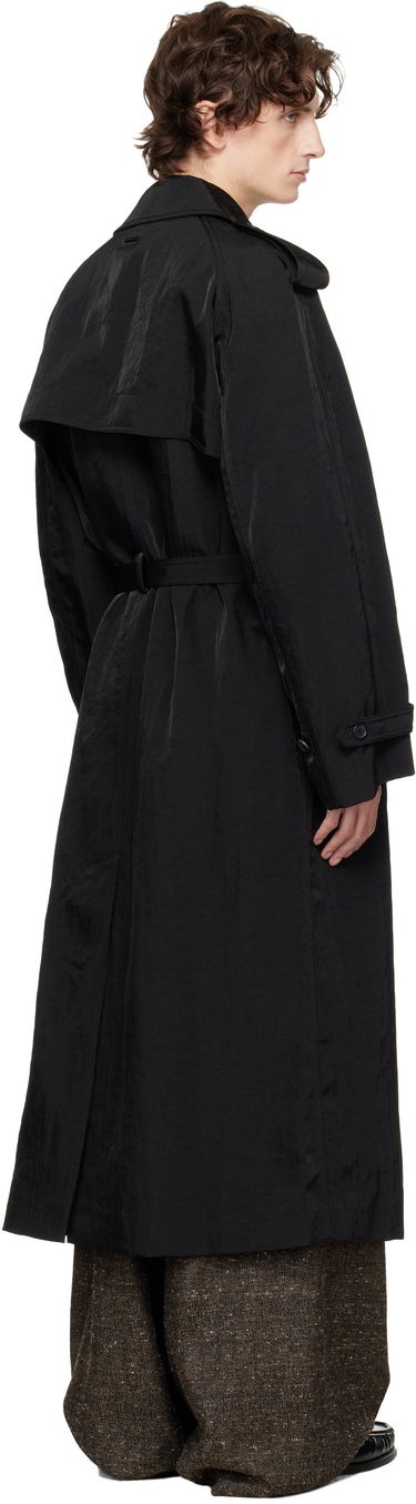 Trenčkot JW Anderson JW Anderson Double-Breasted Trench Coat Čierna | CO0338-PG1818, 2