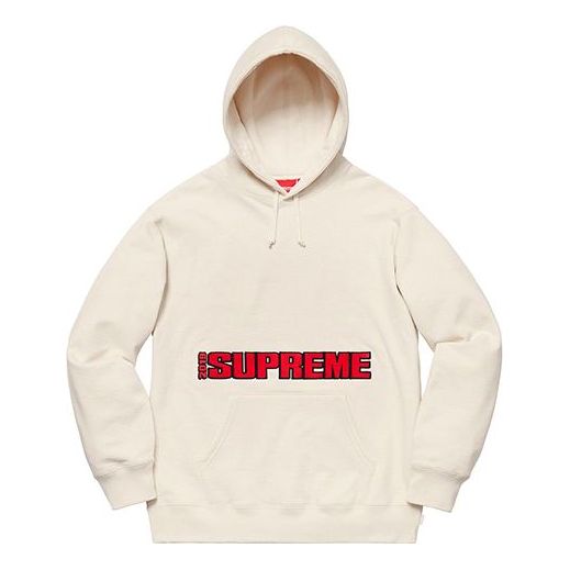 Mikina Supreme Supreme Blockbuster Hoodie Biela | SUP-SS19-1005