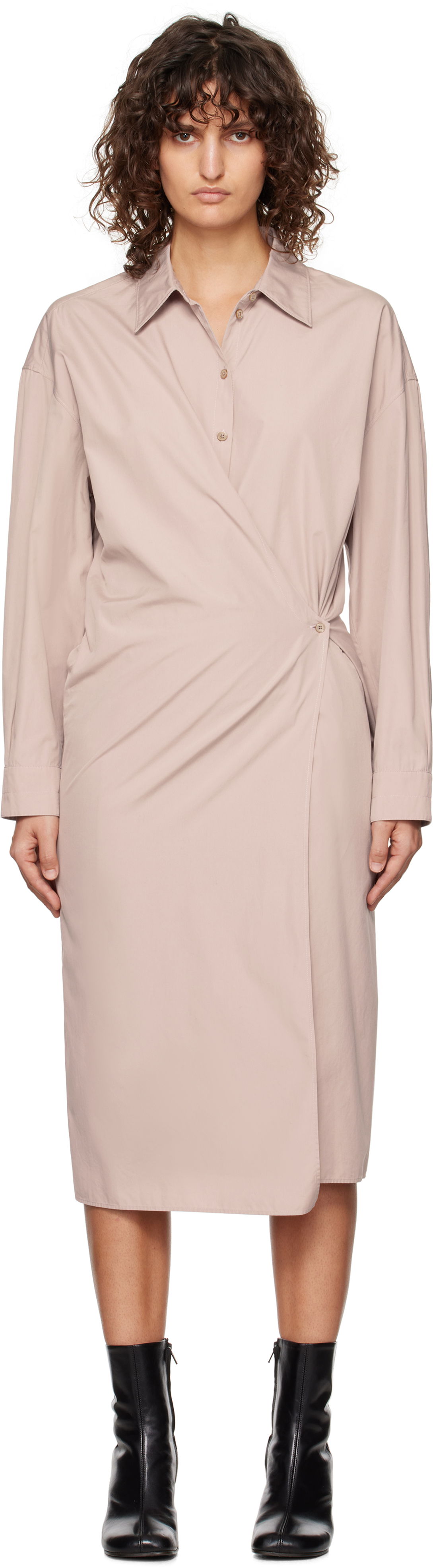 Šaty LEMAIRE Lemaire Midi Dress Ružová | DR1092 LF839, 0