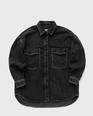 Košeľa American Vintage YOPDAY-B SHIRT Vintage Shirt Čierna | YOP06CH24-BLACK-VINTAGE, 0